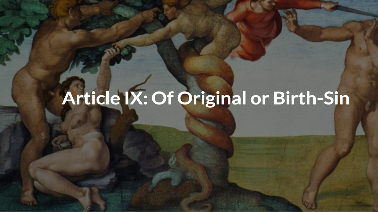 Article IX: Of Original or Birth Sin