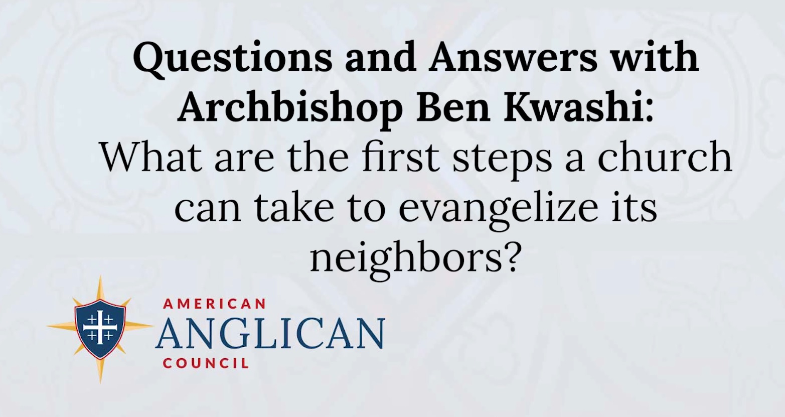“Evangelism?  You’ve got to be kidding!  At our age and church size, where would we even begin?” 