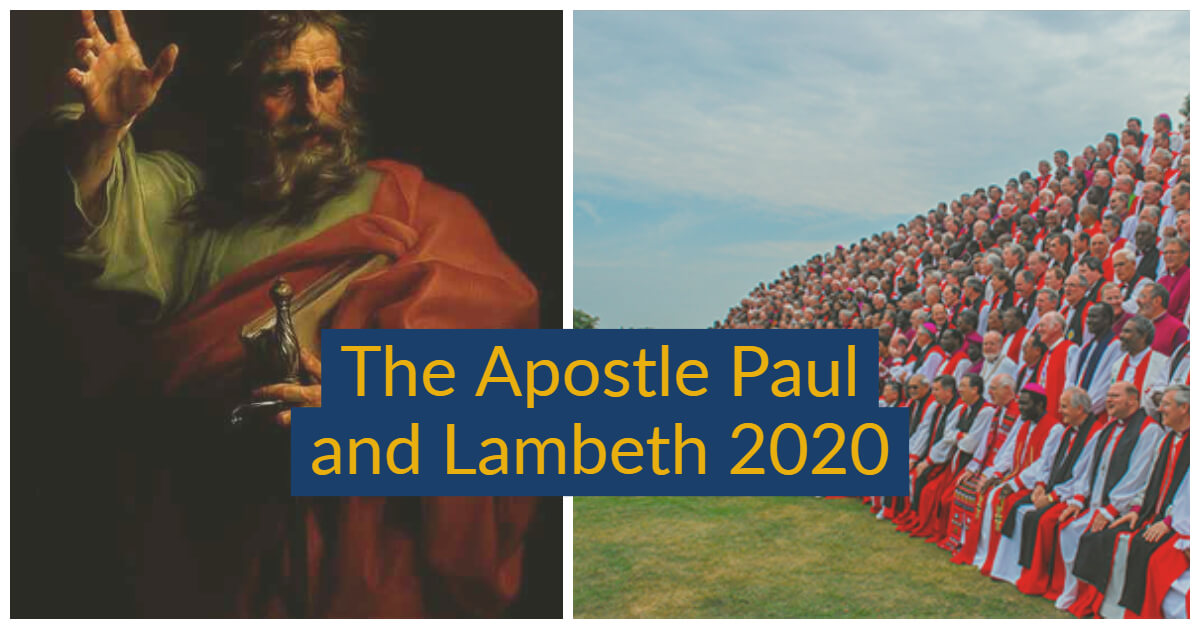 The Apostle Paul and Lambeth 2020