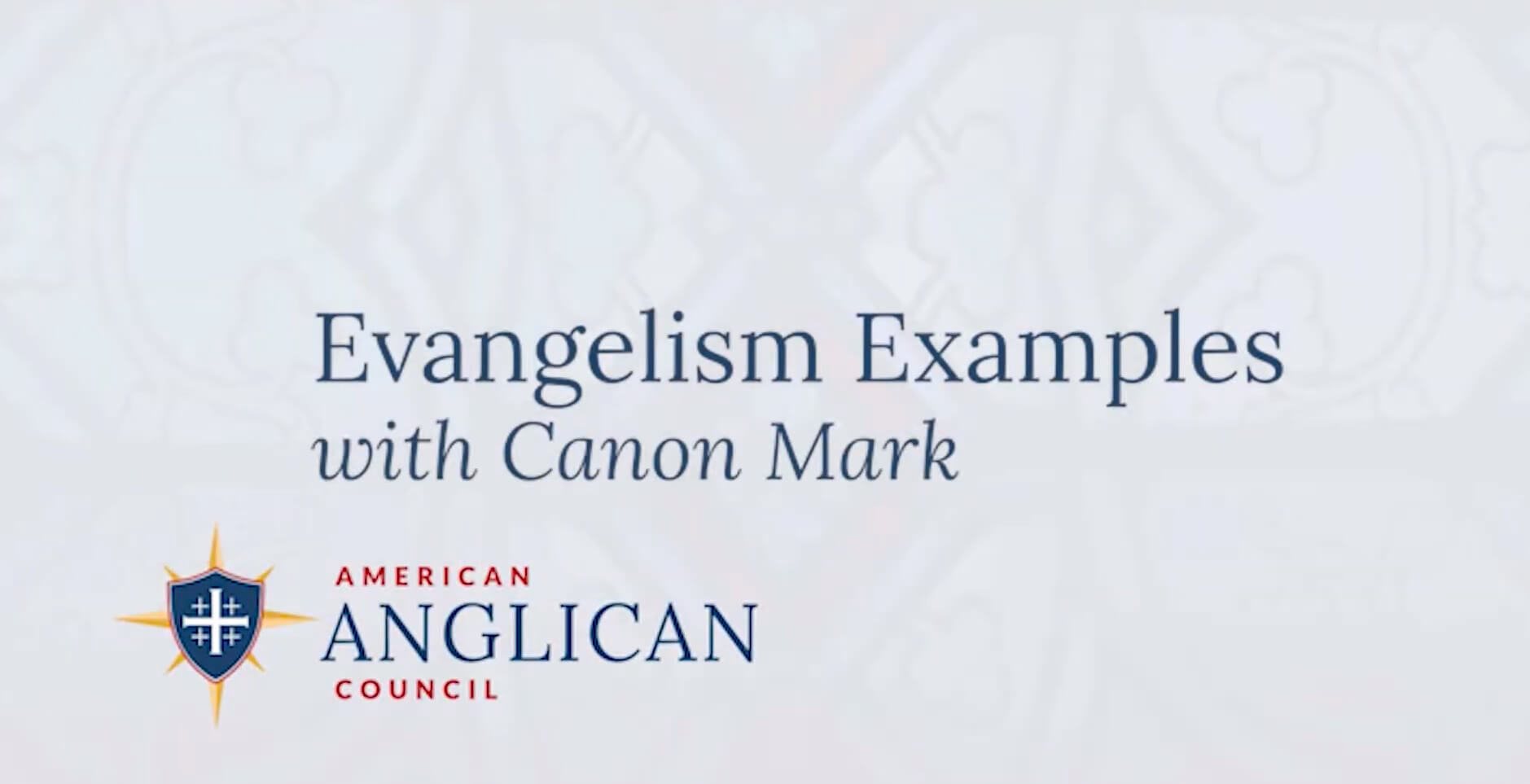 Evangelism Examples with Canon Mark